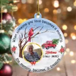 Circle Wooden Ornament