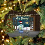 Rectangle Wooden Ornament B
