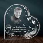 Heart-Shaped Acrylic Plaque YC