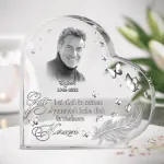 Heart-Shaped Acrylic Plaque YC