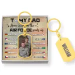 Dog Tag Keychain With Message Card