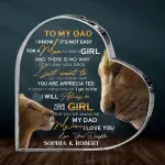 Heart-Shaped Acrylic Plaque YC