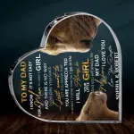 Heart-Shaped Acrylic Plaque YC