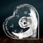 Heart-Shaped Acrylic Plaque YC