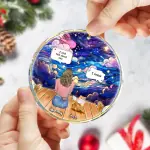 Circle Acrylic Ornament 15/8