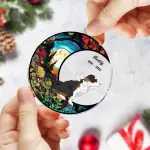 Circle Acrylic Ornament 14/8