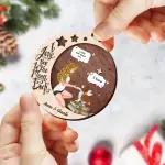 Circle Wooden Ornament 24/8