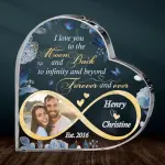 Heart-Shaped Acrylic Plaque YC