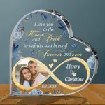 Heart-Shaped Acrylic Plaque YC