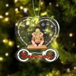 Heart Infinity Acrylic Ornament 289