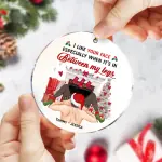 Circle Acrylic Ornament 15/8