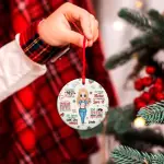 Circle Wooden Ornament 3