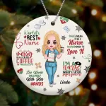 Circle Wooden Ornament 3