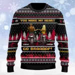 All-Over Print Sweater