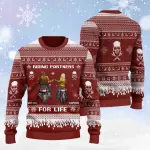 All-Over Print Sweater