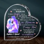 Heart-Shaped Acrylic Plaque YC