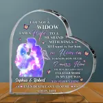 Heart-Shaped Acrylic Plaque YC