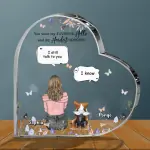 Heart-Shaped Acrylic Plaque YC(compared price)