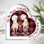 Heart-Shaped Acrylic Plaque YC(compared price)