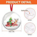 Christmas 3D Ball Ornament
