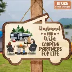 Camping Wooden Sign