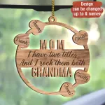 Grandma Wooden Ornament Edit