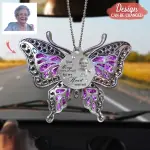 Butterfly Aluminum Ornament 21/2 