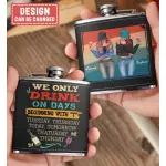 Leather Flask 2 Sides