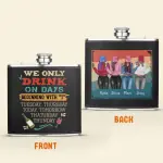 Leather Flask 2 Sides