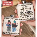 Leather Flask 2 Sides