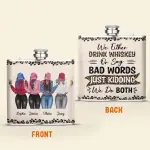 Leather Flask 2 Sides