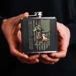 Leather Flask 2 Sides