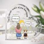 Heart-Shaped Acrylic Plaque YC(compared price)