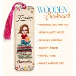 Book Wooden Bookmark