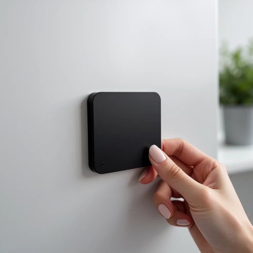 create_a_photorealistic_image_of_a_black_square_magnet_being_held_delicately_between_the_fingers_of_u5ld8if38hkpw8a2q0ny_1