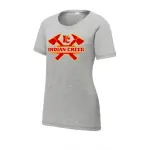 Ladies PosiCharge Tri-Blend Wicking Scoop Neck Raglan Tee