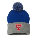 Sportsman - 12" Pom-Pom Cuffed Beanie