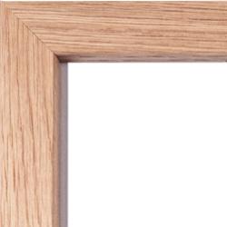 Druck 50x70cm +Rahmen aus Eichenholz (massives und unbehandelt)