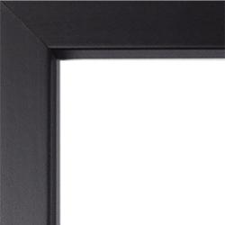 Druck 50x70cm+Rahmen in Schwarz (massives Lindenholz)