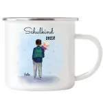 Emaille-Tasse